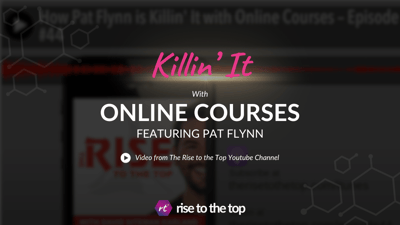 Killing It With Online Courses (Interview with Pat Flynn)